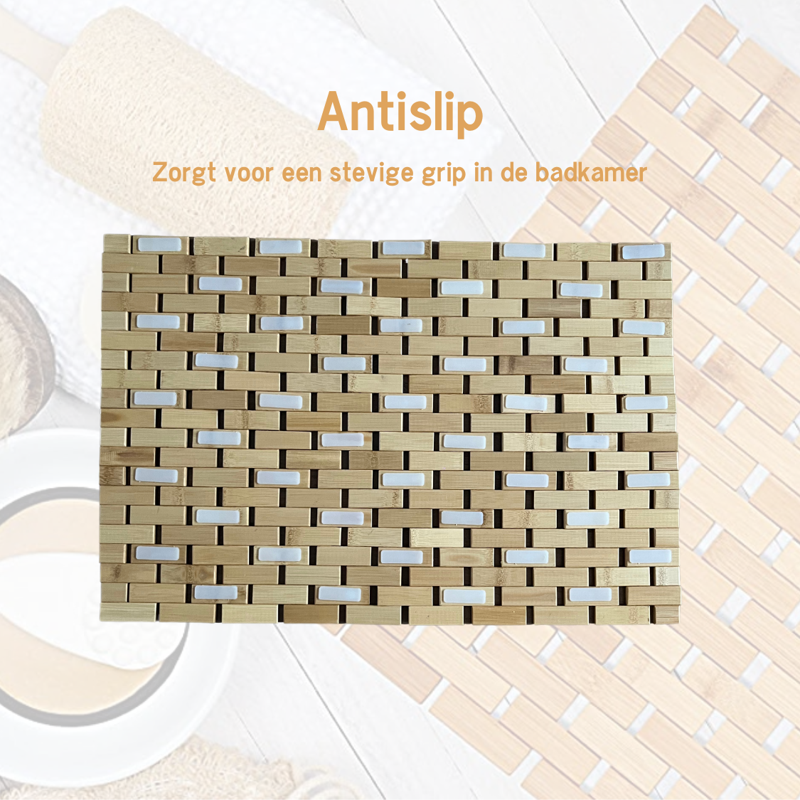 Arboledia bamboe badmat antislip