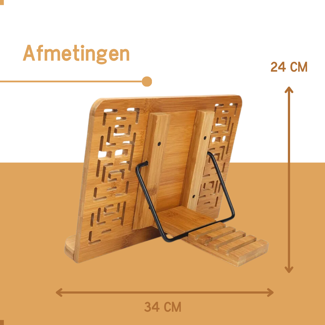 Arboledia kookboekstandaard afmetingen
