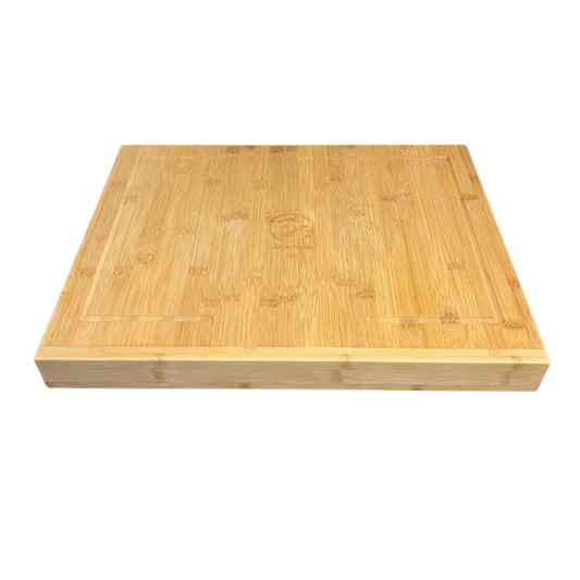 Vooraanzicht bamboe snijplank Arboledia